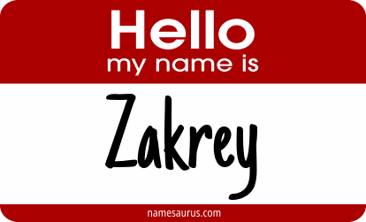 Hello my name is Zakrey png download