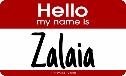 Hello my name is Zalaia png download
