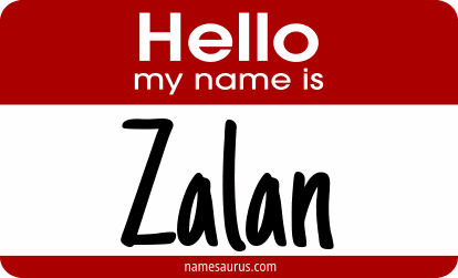 Hello my name is Zalan png download