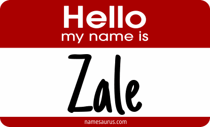 Hello my name is Zale png download