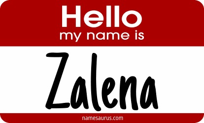 Hello my name is Zalena png download
