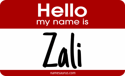 Hello my name is Zali png download