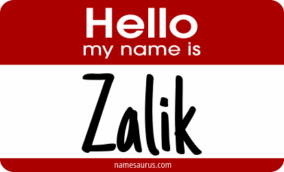 Hello my name is Zalik png download
