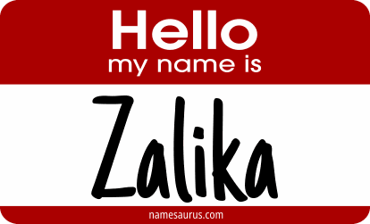 Hello my name is Zalika png download