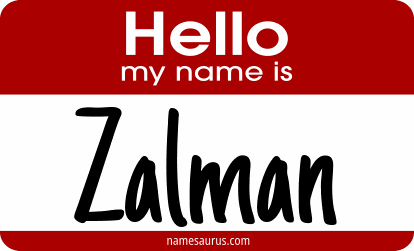 Hello my name is Zalman png download