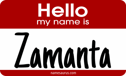 Hello my name is Zamanta png download