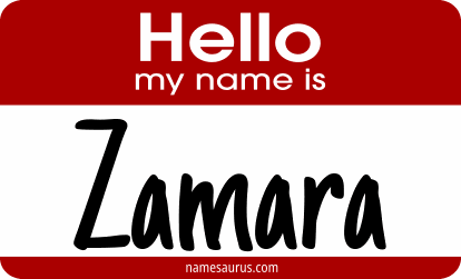 Hello my name is Zamara png download