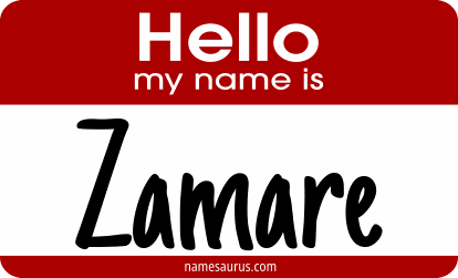 Hello my name is Zamare png download