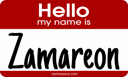 Hello my name is Zamareon png download