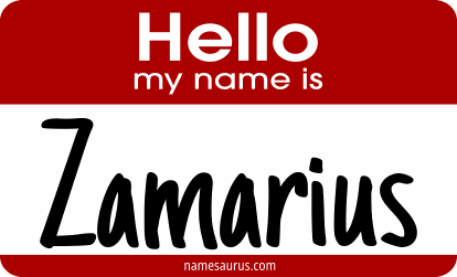 Hello my name is Zamarius png download