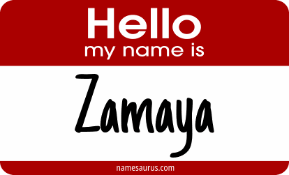 Hello my name is Zamaya png download