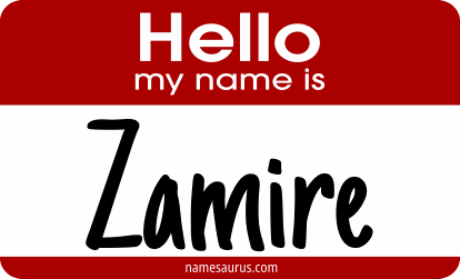 Hello my name is Zamire png download