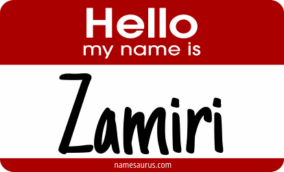 Hello my name is Zamiri png download