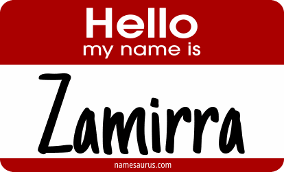 Hello my name is Zamirra png download