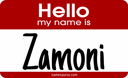 Hello my name is Zamoni png download