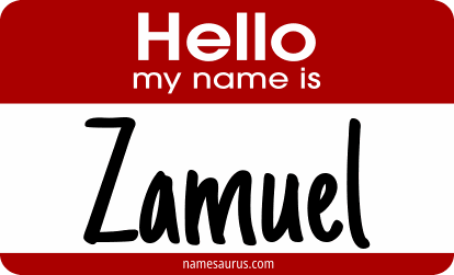 Hello my name is Zamuel png download