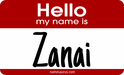 Hello my name is Zanai png download