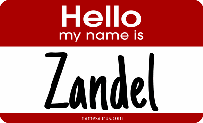 Hello my name is Zandel png download