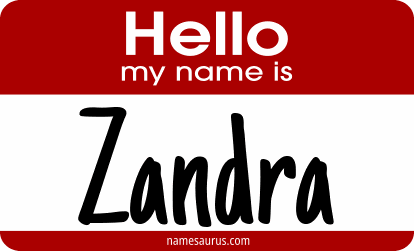 Hello my name is Zandra png download