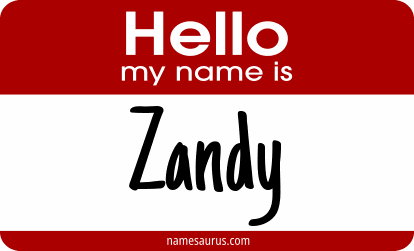 Hello my name is Zandy png download