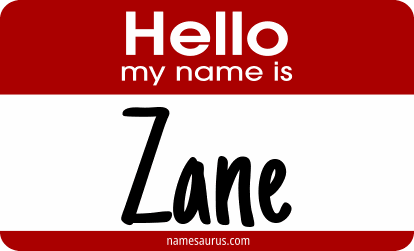 Hello my name is Zane png download