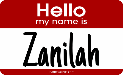 Hello my name is Zanilah png download