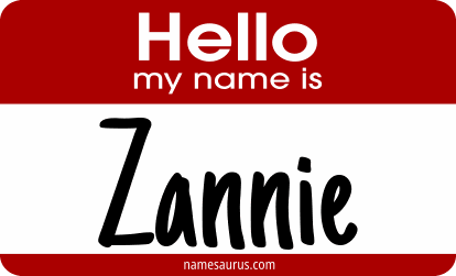 Hello my name is Zannie png download