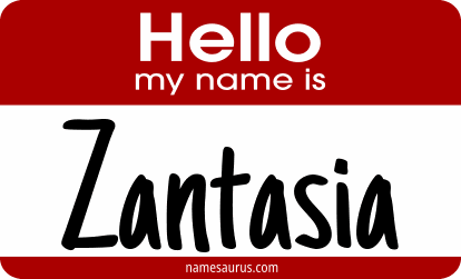 Hello my name is Zantasia png download