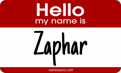 Hello my name is Zaphar png download