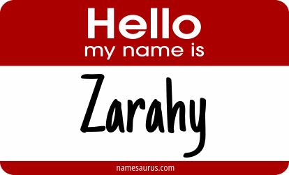 Hello my name is Zarahy png download