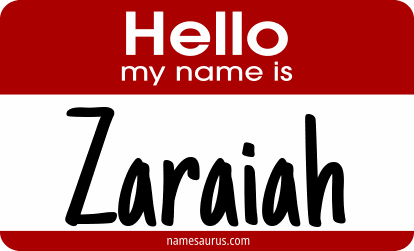 Hello my name is Zaraiah png download