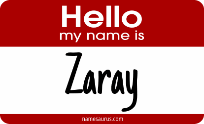 Hello my name is Zaray png download