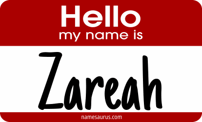 Hello my name is Zareah png download