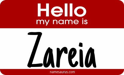 Hello my name is Zareia png download