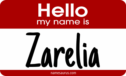 Hello my name is Zarelia png download