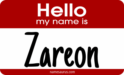 Hello my name is Zareon png download