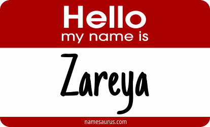 Hello my name is Zareya png download