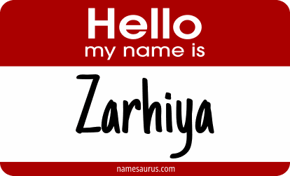 Hello my name is Zarhiya png download