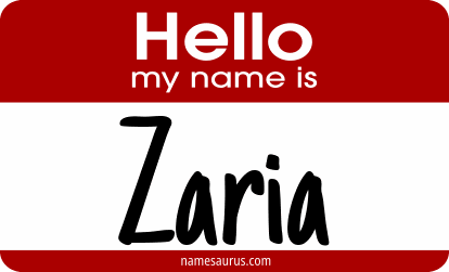 Hello my name is Zaria png download