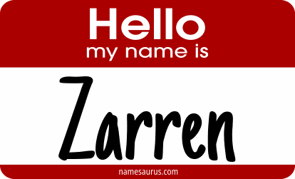 Hello my name is Zarren png download