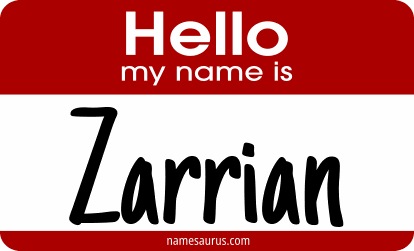 Hello my name is Zarrian png download