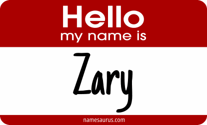 Hello my name is Zary png download