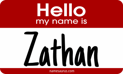 Hello my name is Zathan png download