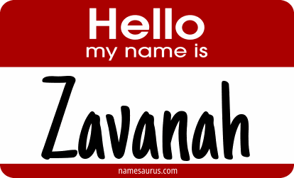 Hello my name is Zavanah png download