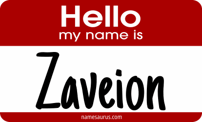 Hello my name is Zaveion png download