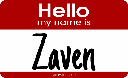 Hello my name is Zaven png download