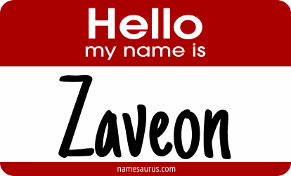 Hello my name is Zaveon png download