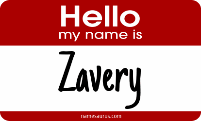 Hello my name is Zavery png download