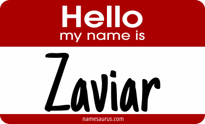 Hello my name is Zaviar png download