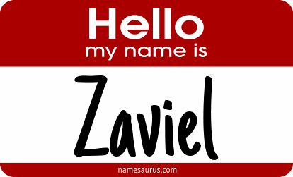 Hello my name is Zaviel png download